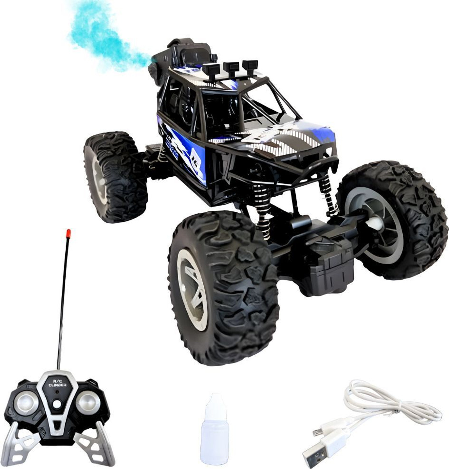 Image of SNISH SIGNATURE Remote Control Rechargeable RC Car with Smoke for Kids-B55