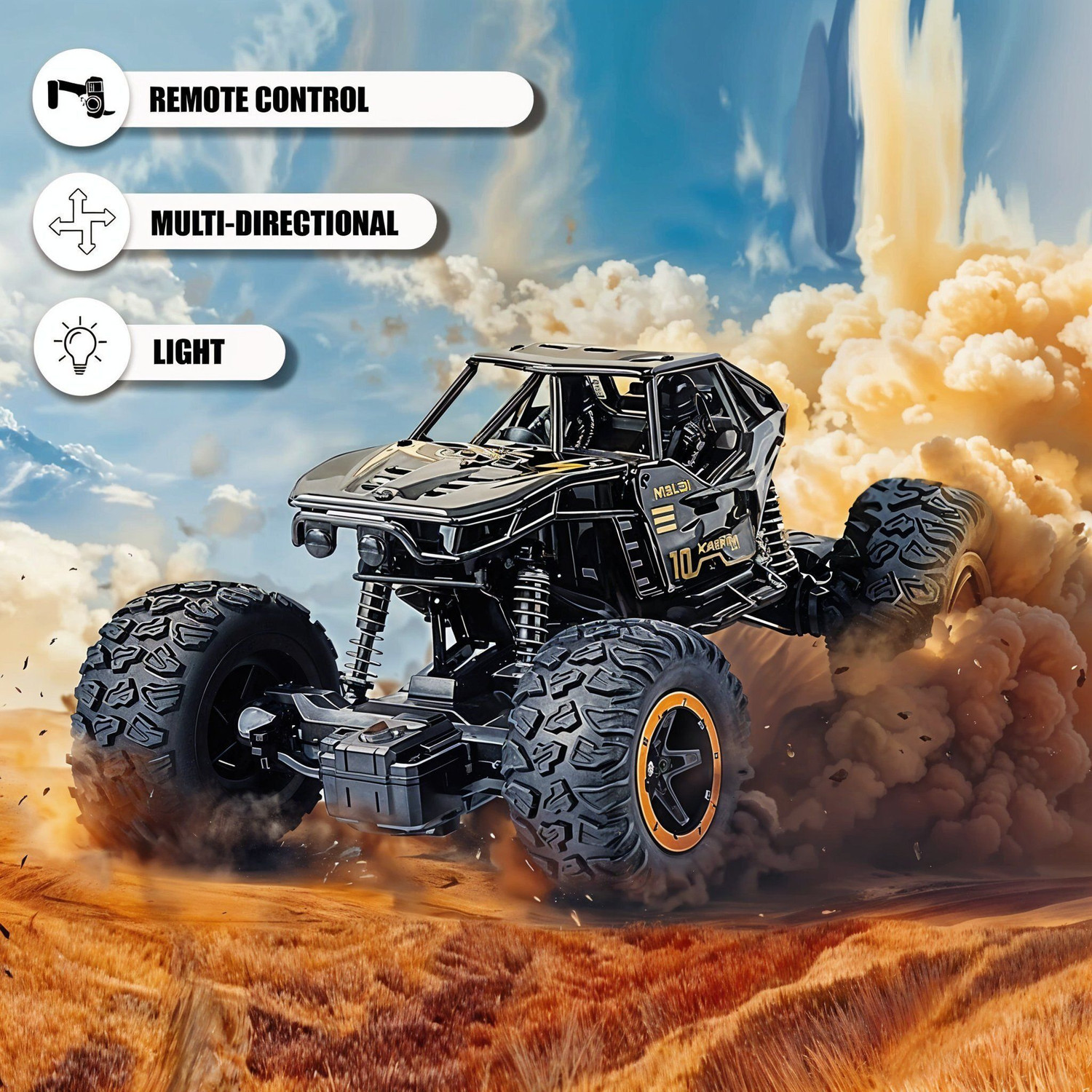 Image of Ninjatoy Remote Control Rock Crawler without smoke CW85