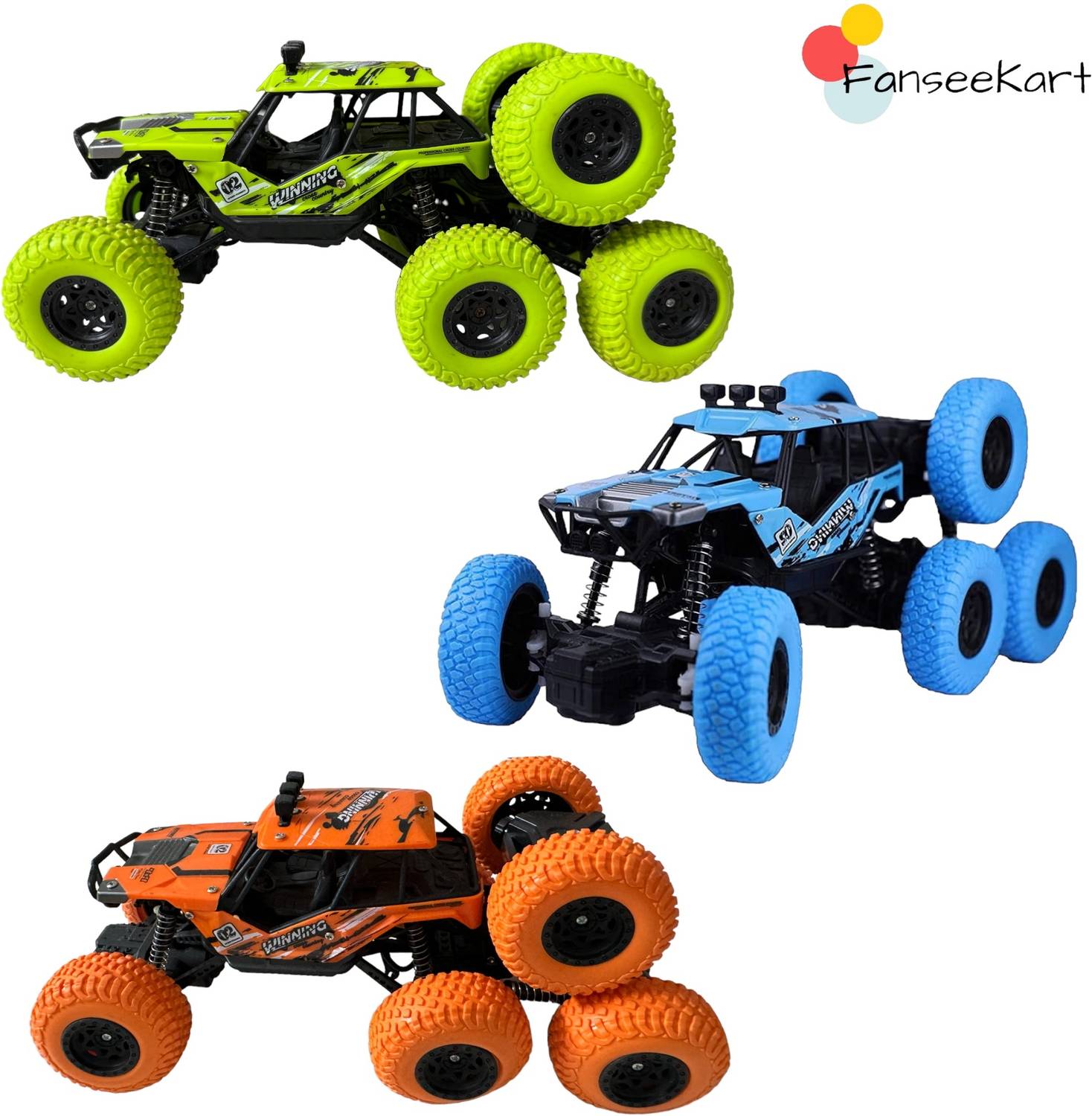 FANSEEKART 8 Wheel Rock Crawler Truck - Image 4