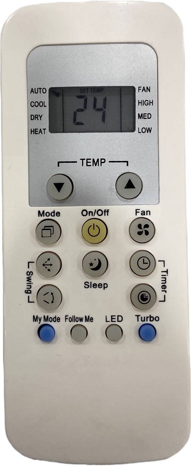 Emrse AC Remote Control 595 Compatible for Carrier AC Remote Controller