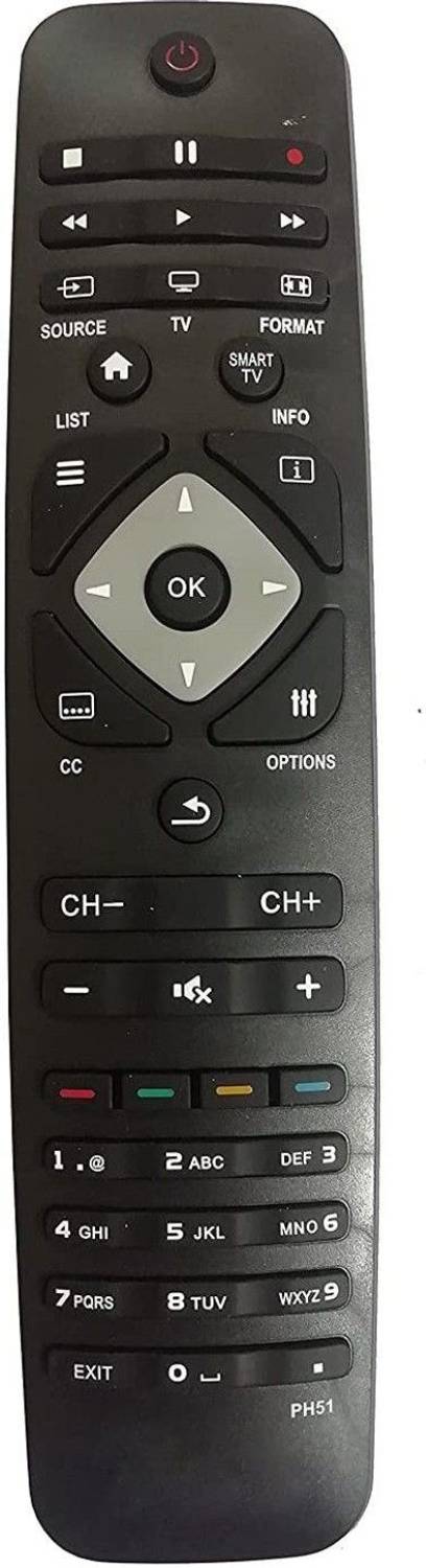 NixGlobal M3 PH51 Universal Remote Compatible with PHILIPS SMART LED LCD TV Remote Controller