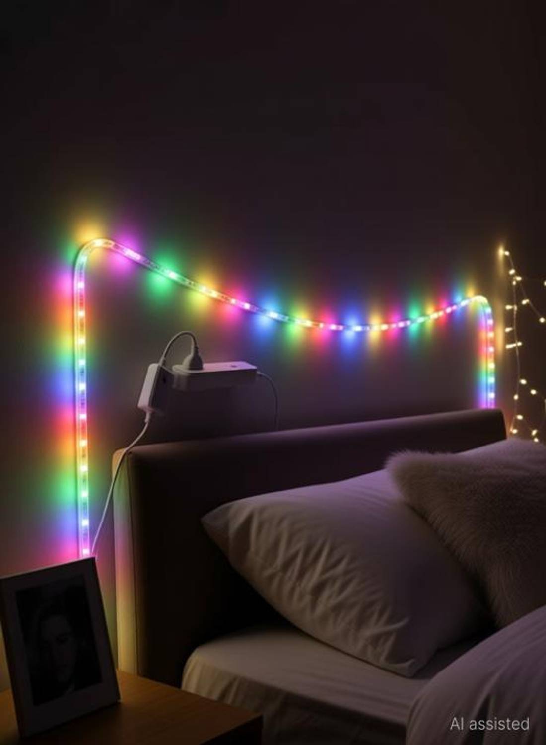DECENT AIR SYSTEM 300 LEDs 10 m Multicolor Flickering, Steady Strip Rice Lights