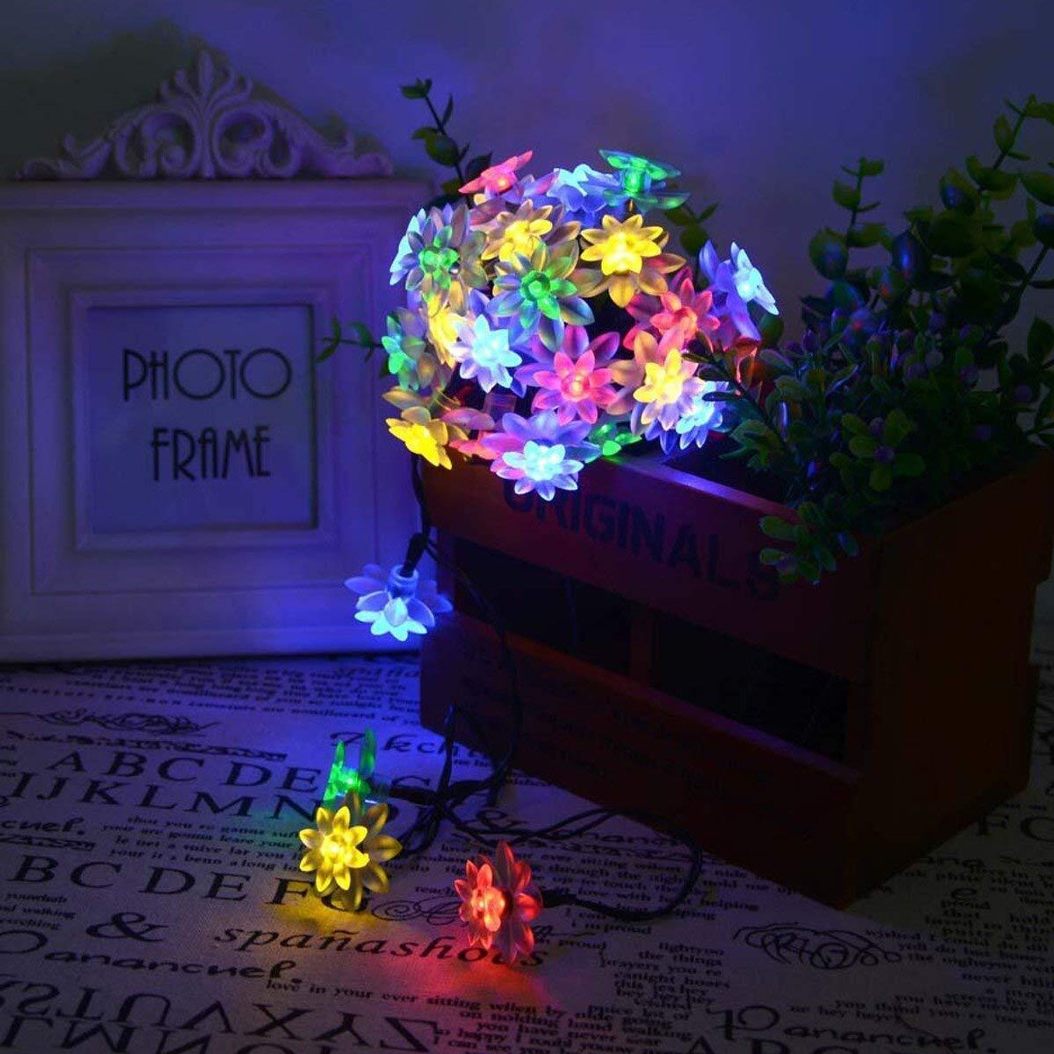 Image of CYMNIX 16 LEDs 3 m Multicolor Steady Flower Rice Lights