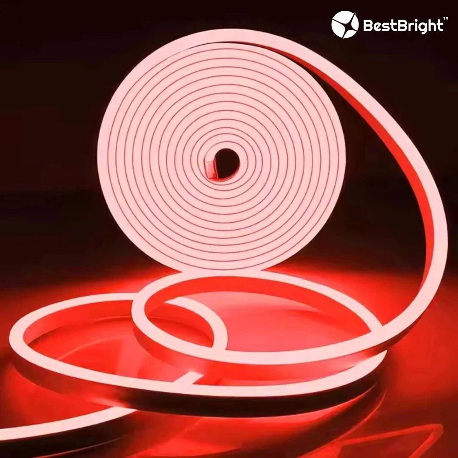 BestBright 600 LEDs 5 m Red Steady Strip Rice Lights (Pack of 1)