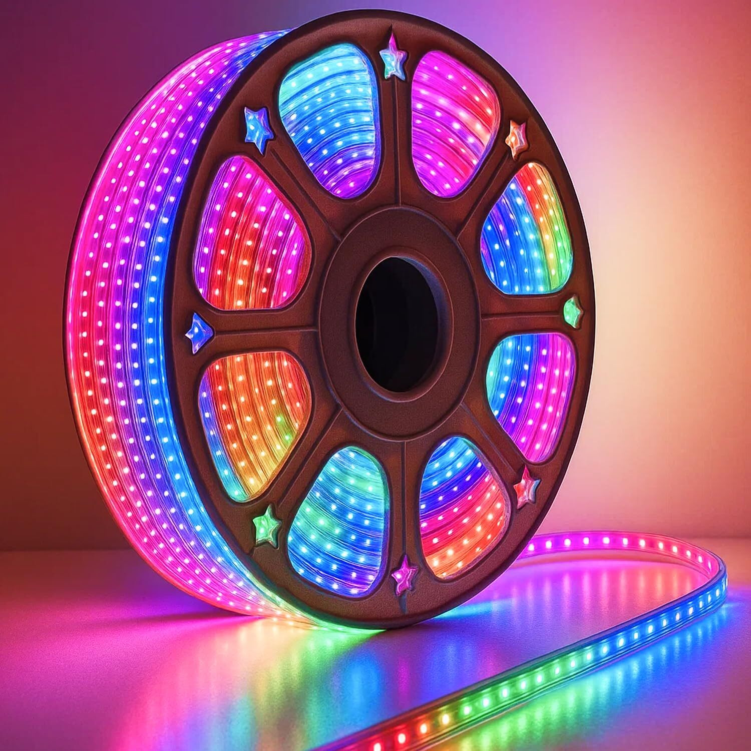 Image of circisun 1200 LEDs 10 m Multicolor Steady Strip Rice Lights