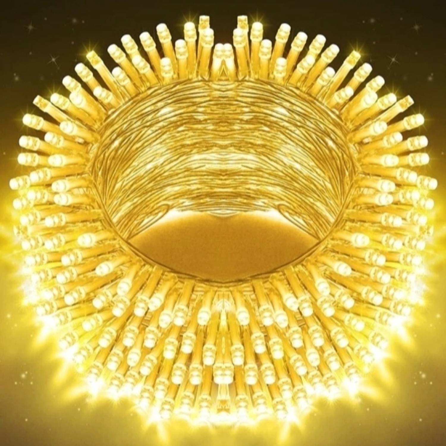 Perikam 56 LEDs 16m Yellow Rice Lights Pack of 1 - Image 1