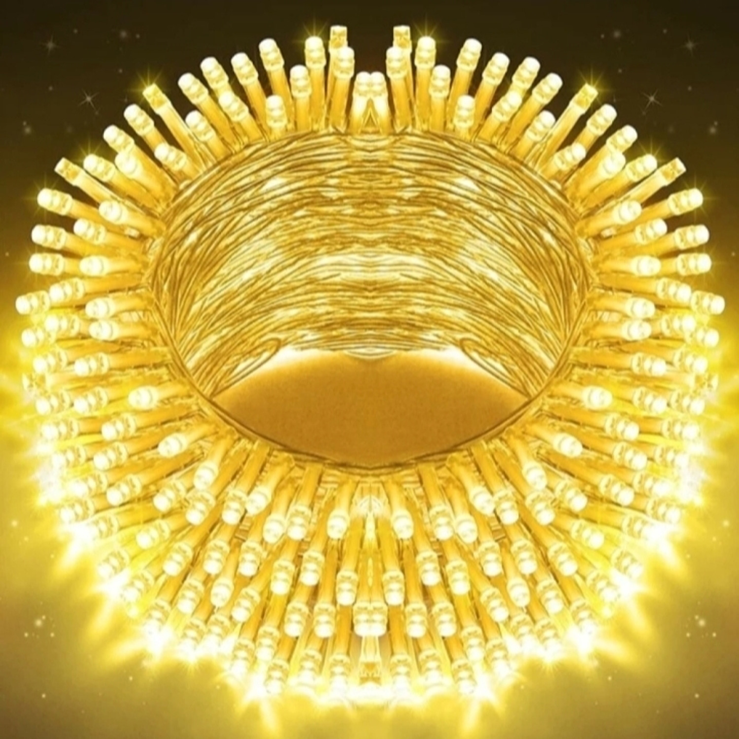 Image of Perikam 56 LEDs 16 m Yellow Steady String Rice Lights