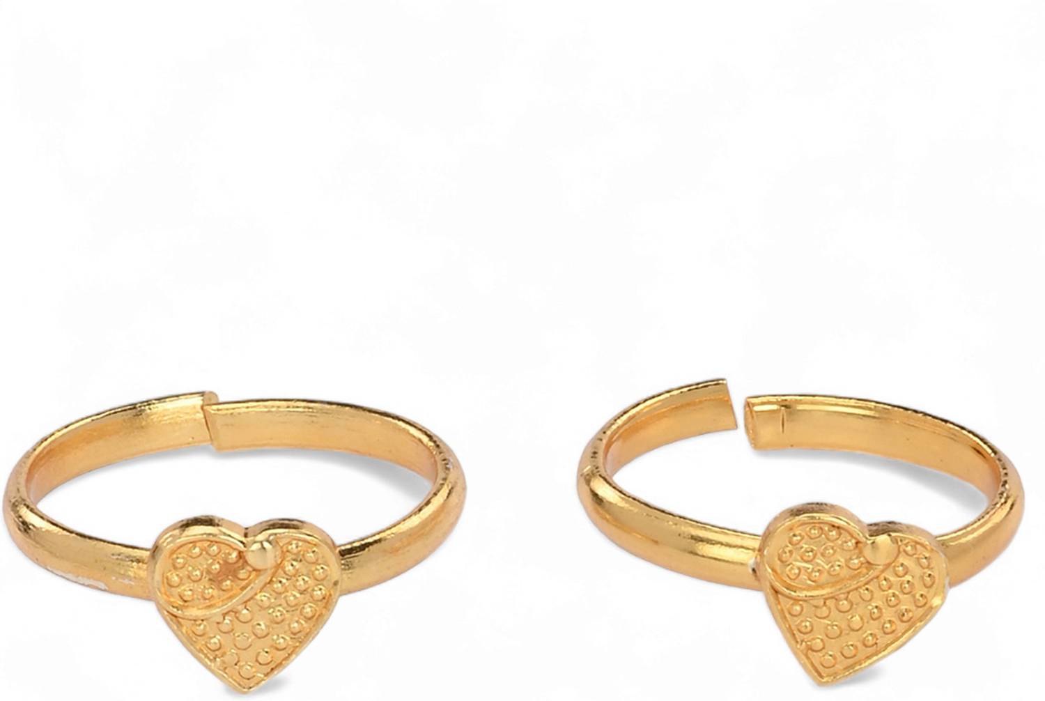 AanyaCentric Brass Gold Plated Toe Ring
