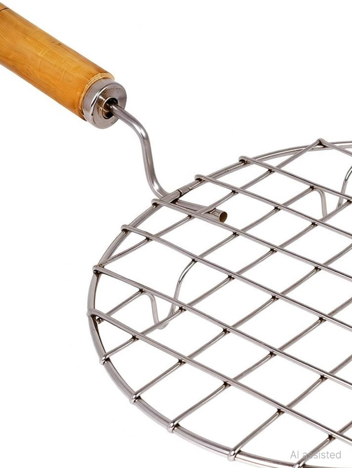 AMNEE Stainless Steel Wire Roster Barbecue Grill Papad Chapati Toast Chicken, paneer, 3.5 kg Roaster