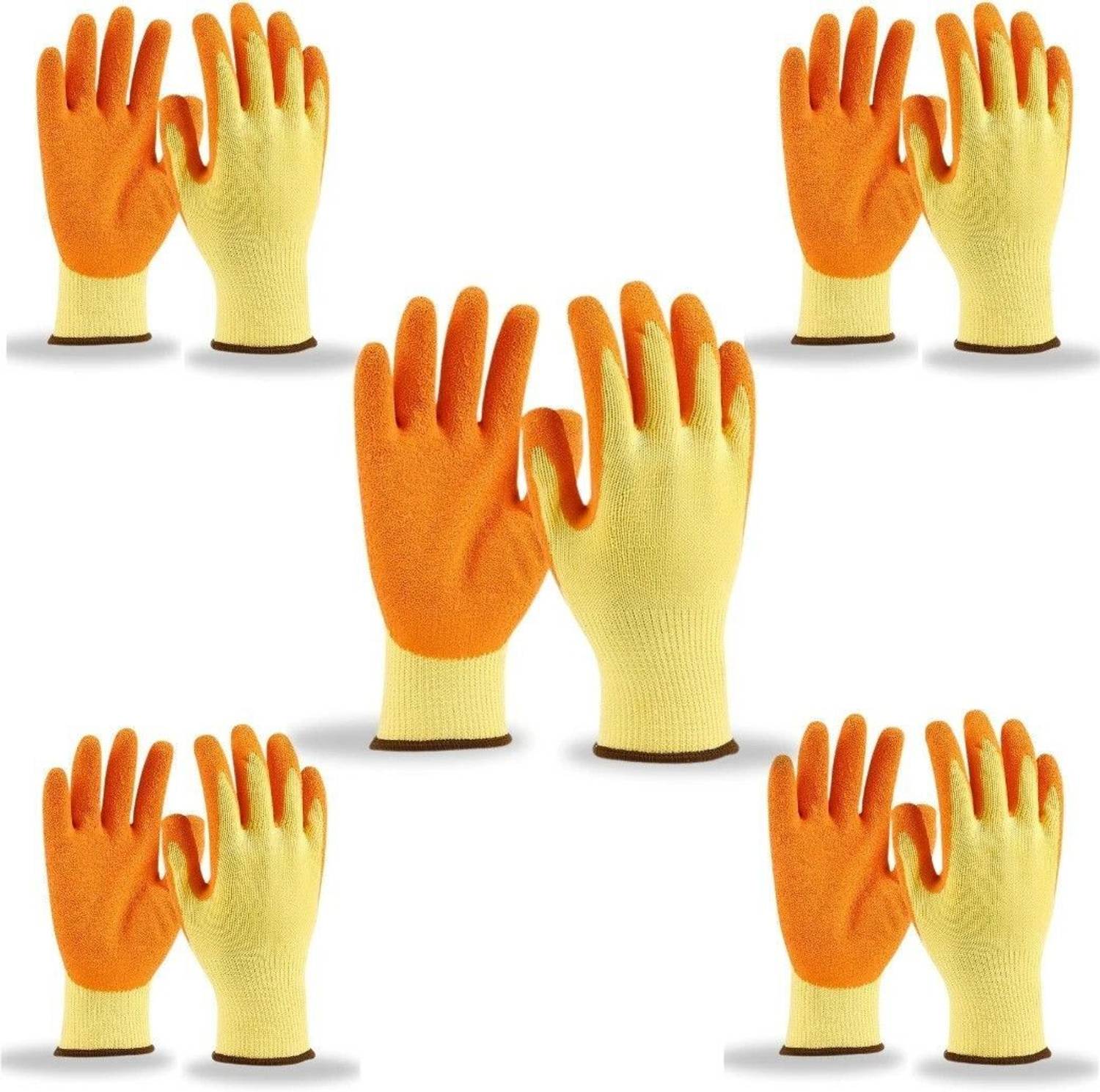 7SHIELD 5 PAIR Anti Cutting Cut Resistant Hand Safety Gloves Cut-Proof Protection Nylon Safety Gloves