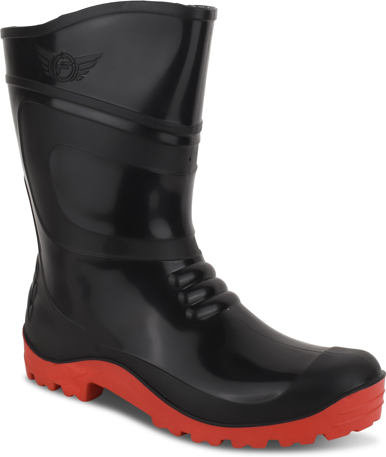 Image of Elecant PVC 11-inch Gumboots Non-Metallic Toe, Oil and Water-Resistant Boots For Men