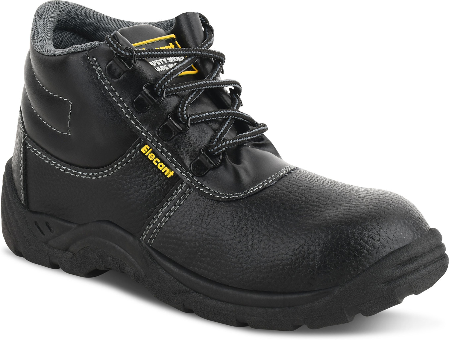 Image of Elecant Industrial Safety Shoes with Steel Toe Protection and PVC Sole For Men