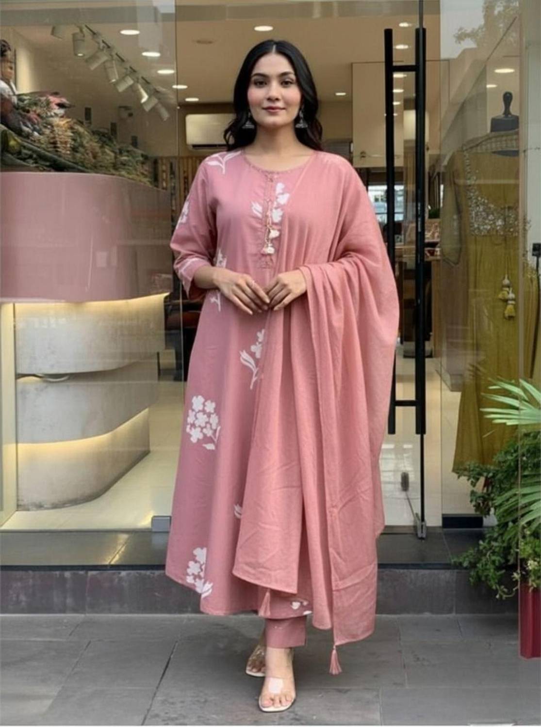 BNA BNAYA Printed Kurta, Trouser/Pant & Dupatta Set