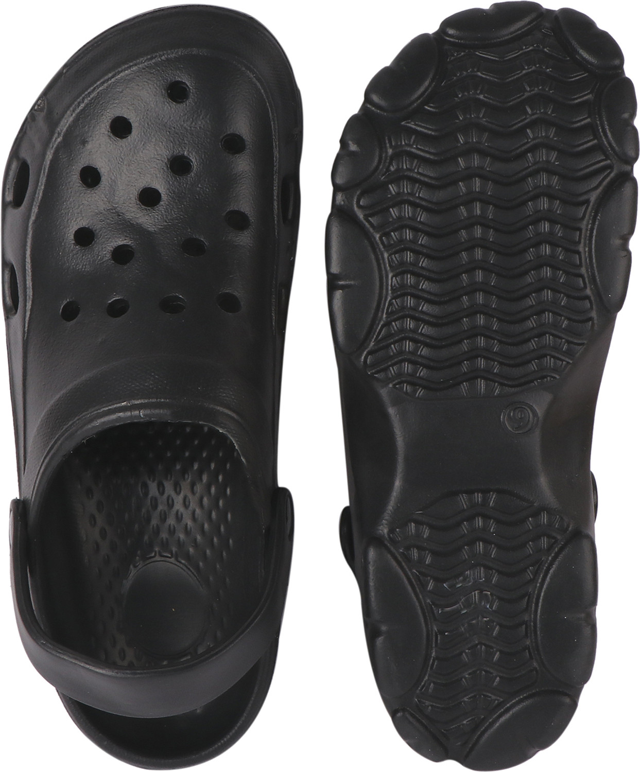 Image of FOOTSTAIR Men Black Sandals