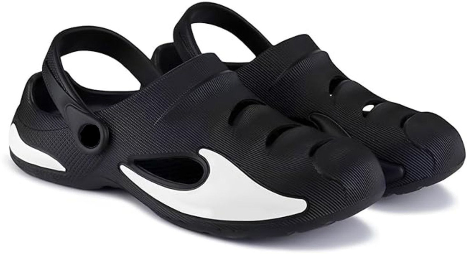 Image of Kapani Fashion Men Classic, Lightweight, Flipflops, Slipper, Slides, Sandal, Clogs (Black , 7) Men Sandals