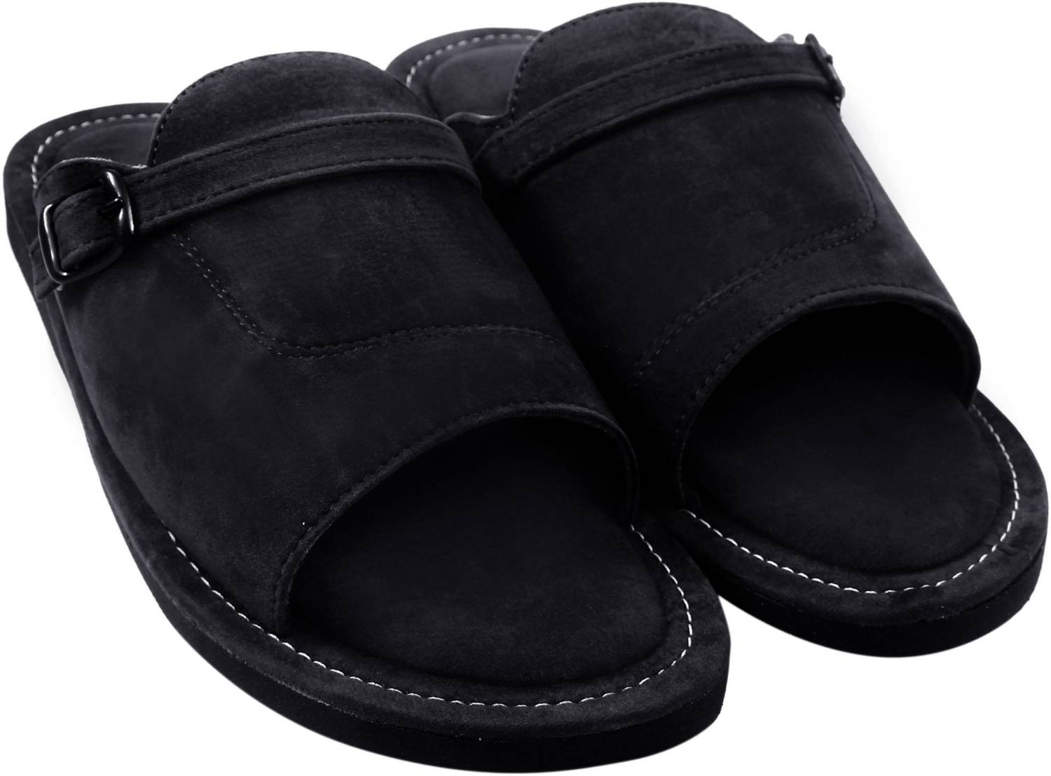 Hayat Men Black Sandals - Image 2