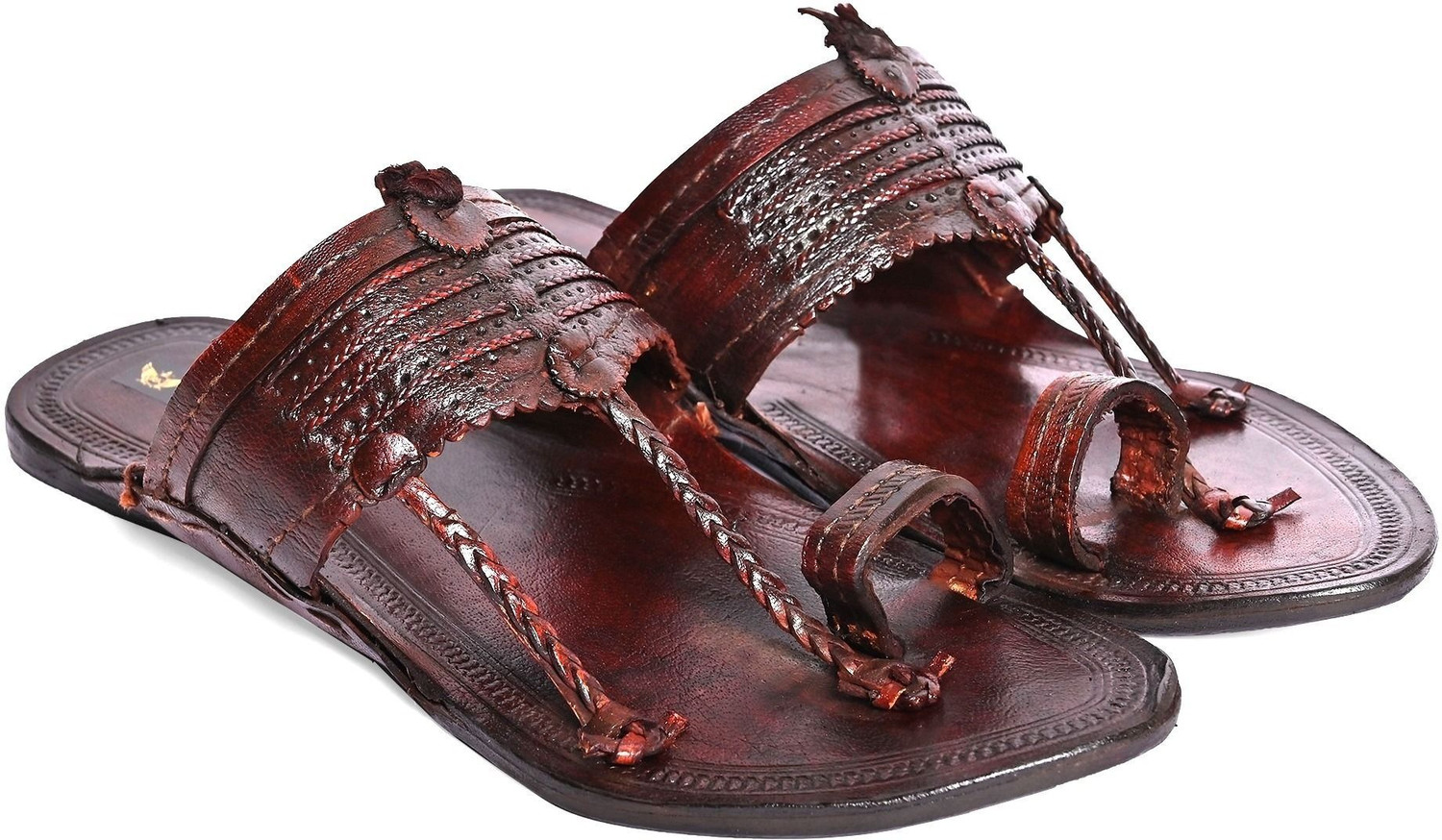 Image of Royal Khwaab Men Brown Flats