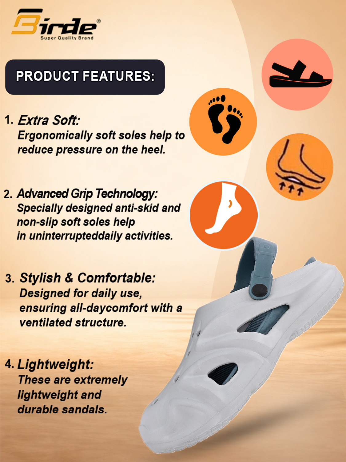 Image of Birde Men Clogs