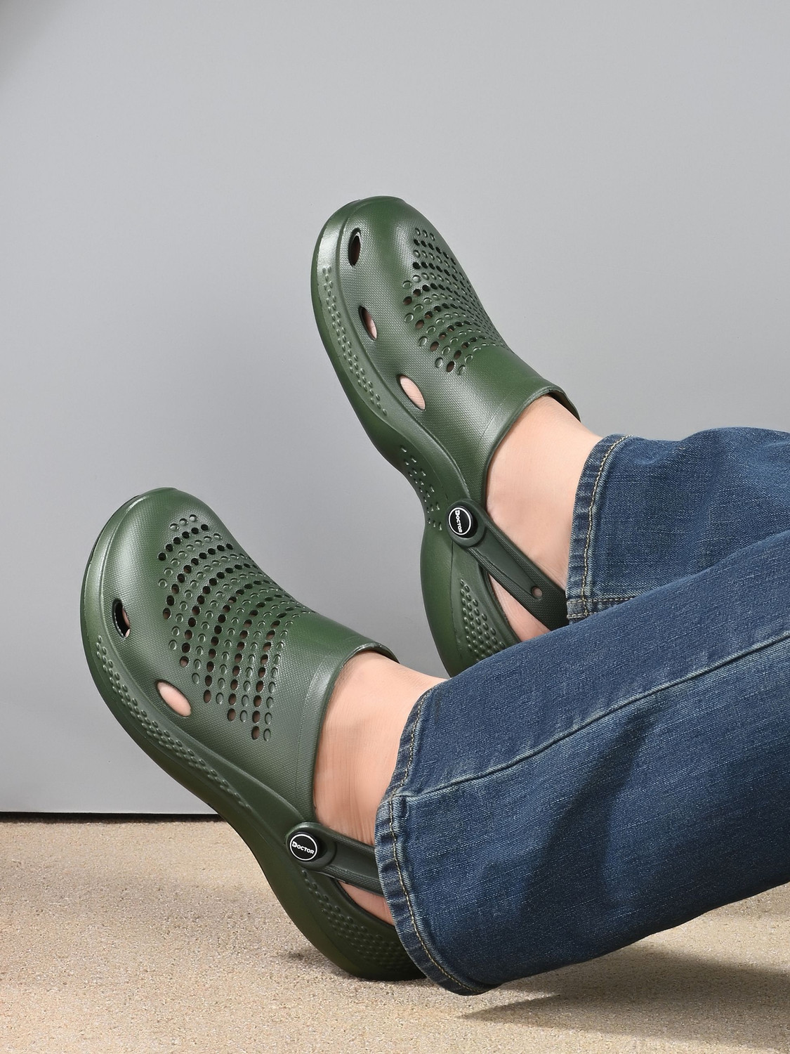 Image of Doctor Health Super Soft Men Orthopedic Clogs | Doctor Recommended | Arch Support, Pain Relief Men Clogs