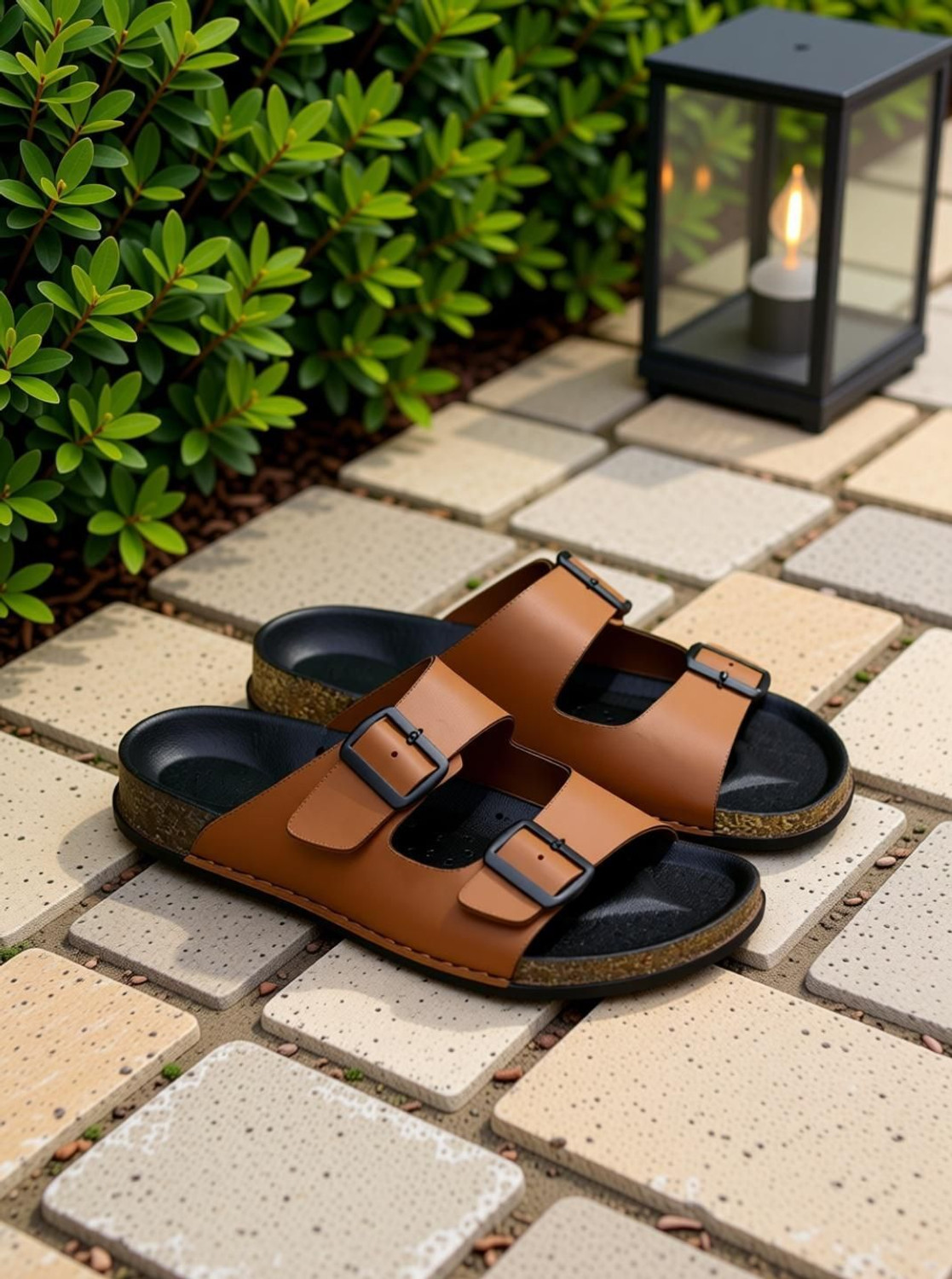 Image of Nextstyle Men Tan Sandals
