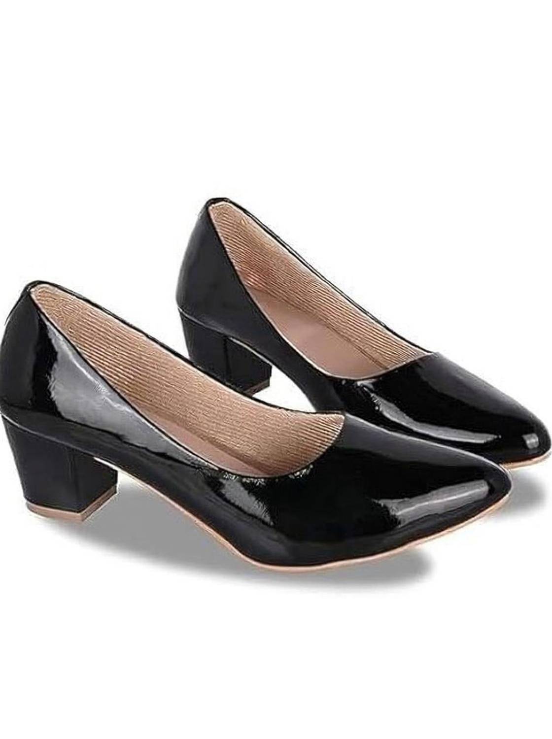 S.K.Craft Women Heels Sandal (Black , 8)