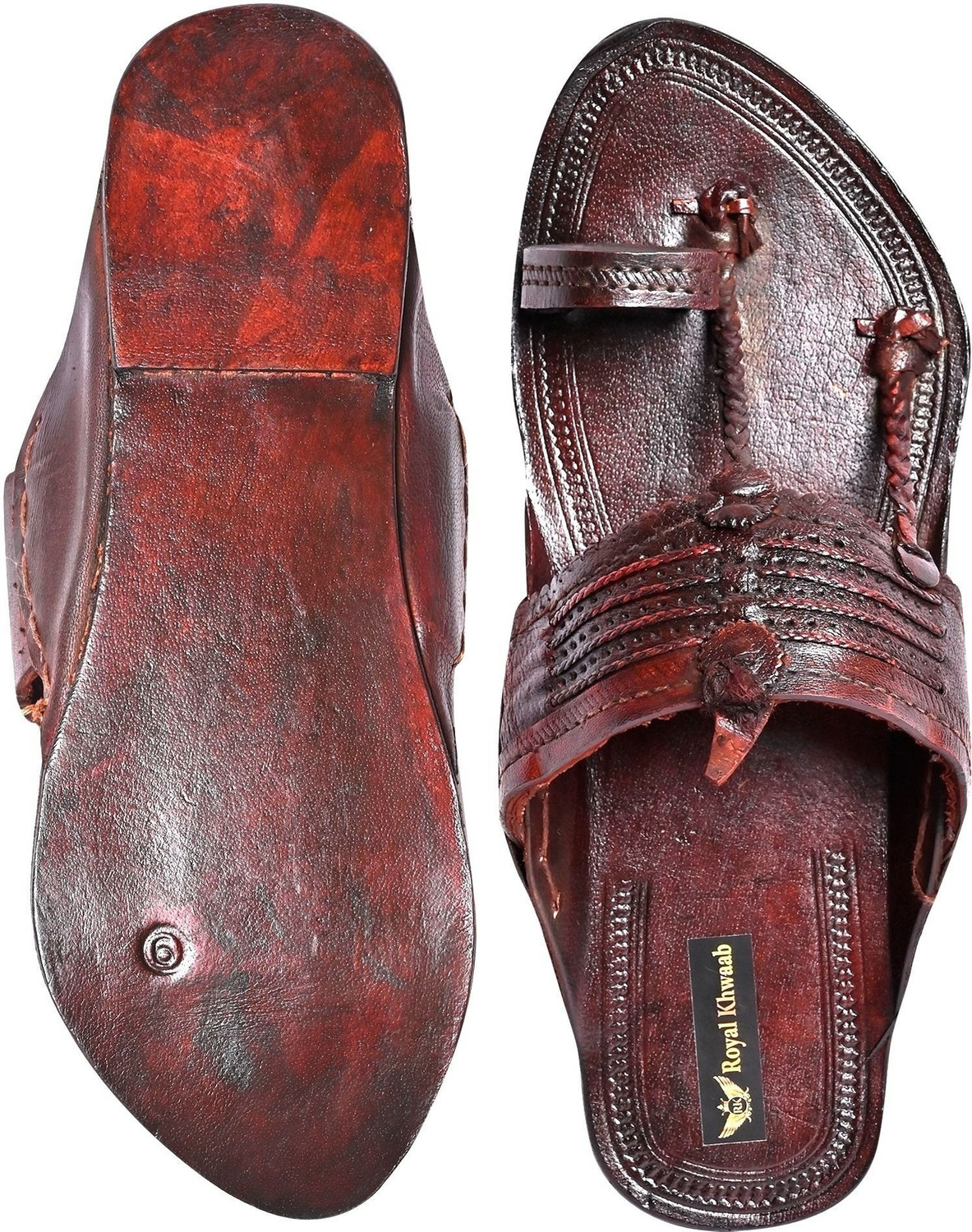 Image of Royal Khwaab Men Brown Flats