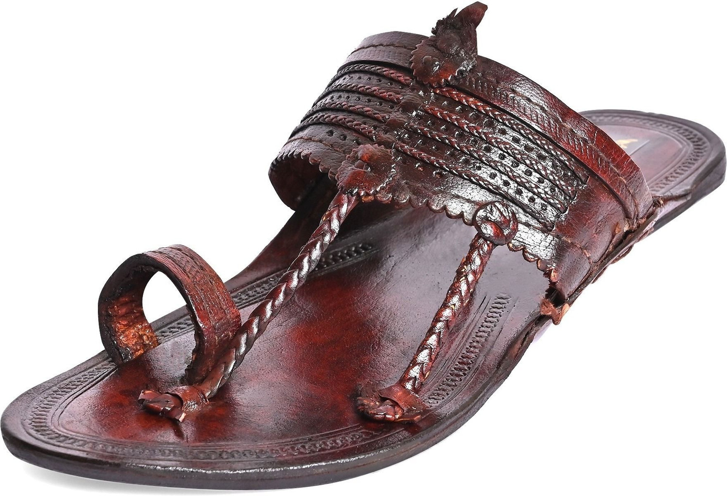 Image of Royal Khwaab Men Brown Flats