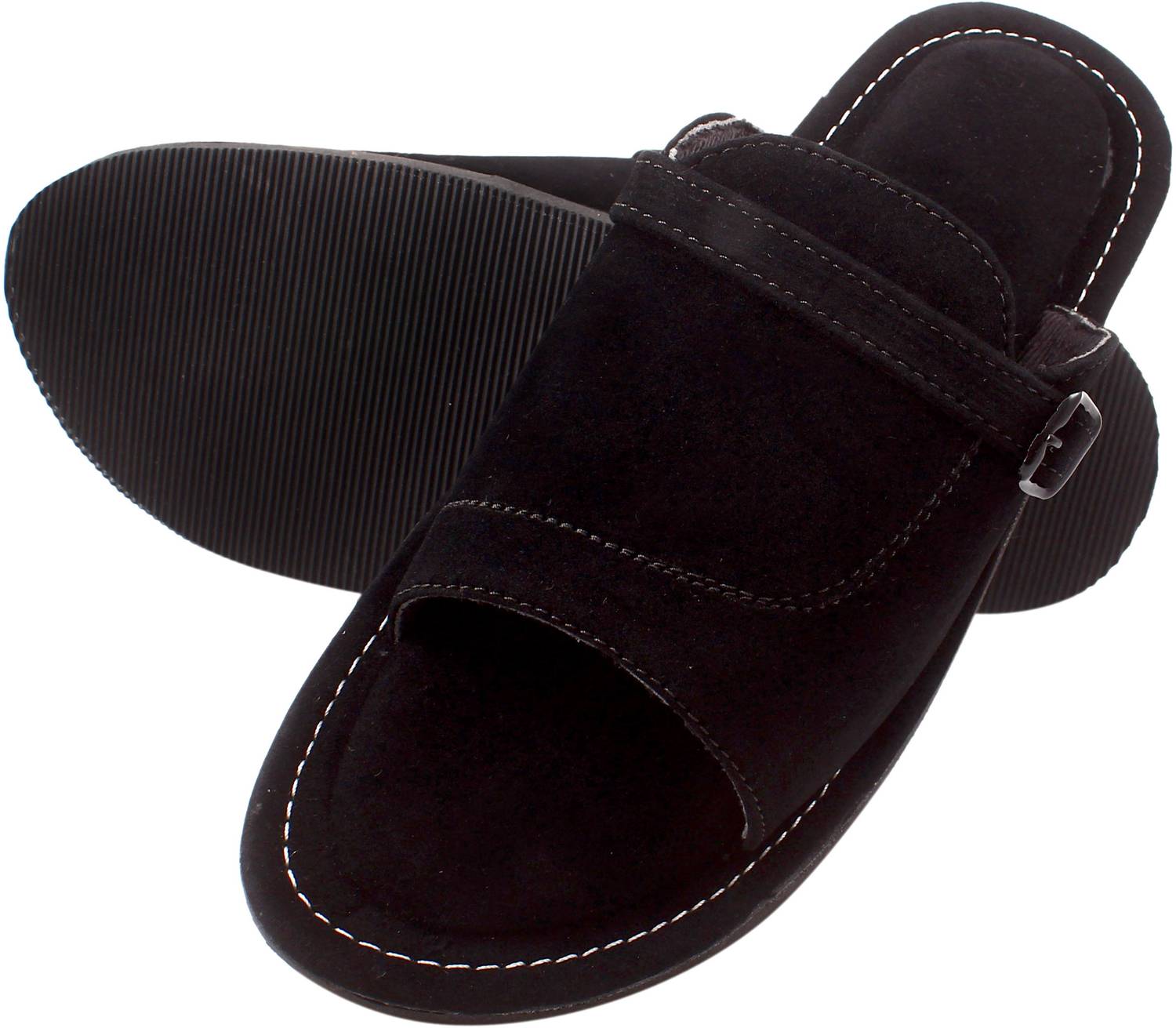 Hayat Men Black Sandals - Image 3