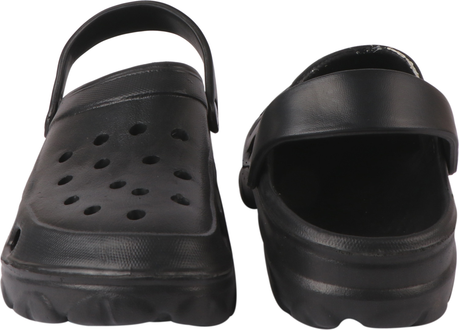 Image of FOOTSTAIR Men Black Sandals