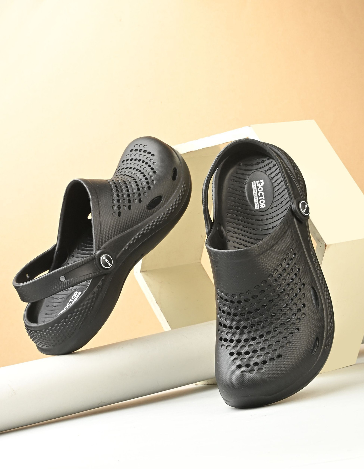 Image of Doctor Health Super Soft Orthopedic Clogs for Men | Soft Cushion, Anti Skid, Lightweight, Comfort Fit Men Clogs