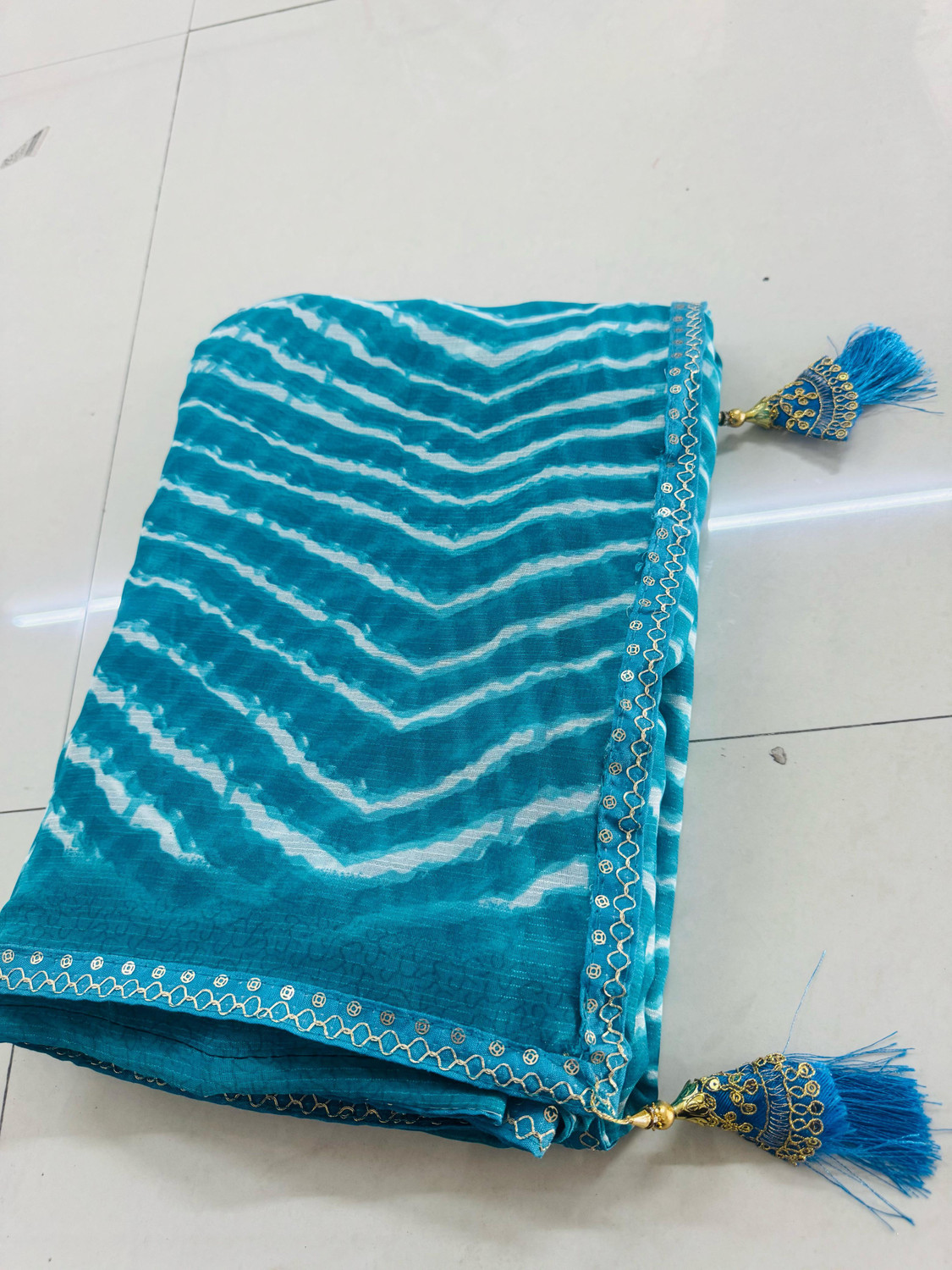 Image of charmie designer Printed Bandhani Georgette Saree