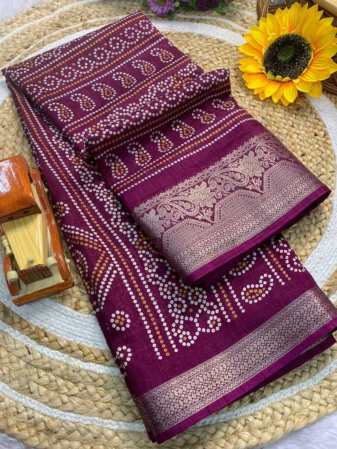 Image of prabhas Woven, Printed Bollywood Art Silk Saree