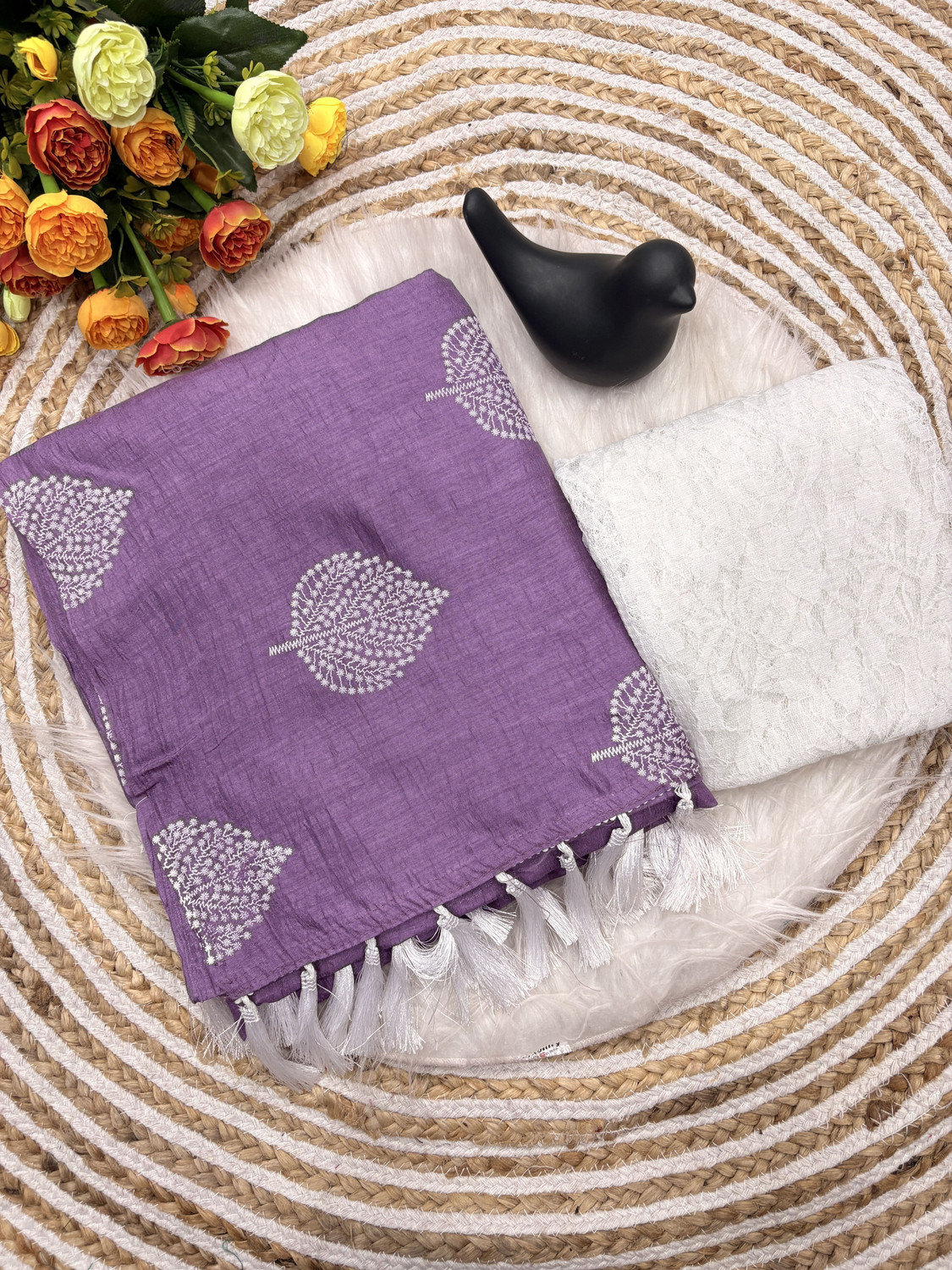 Image of sadika Printed Daily Wear Silk Blend Saree