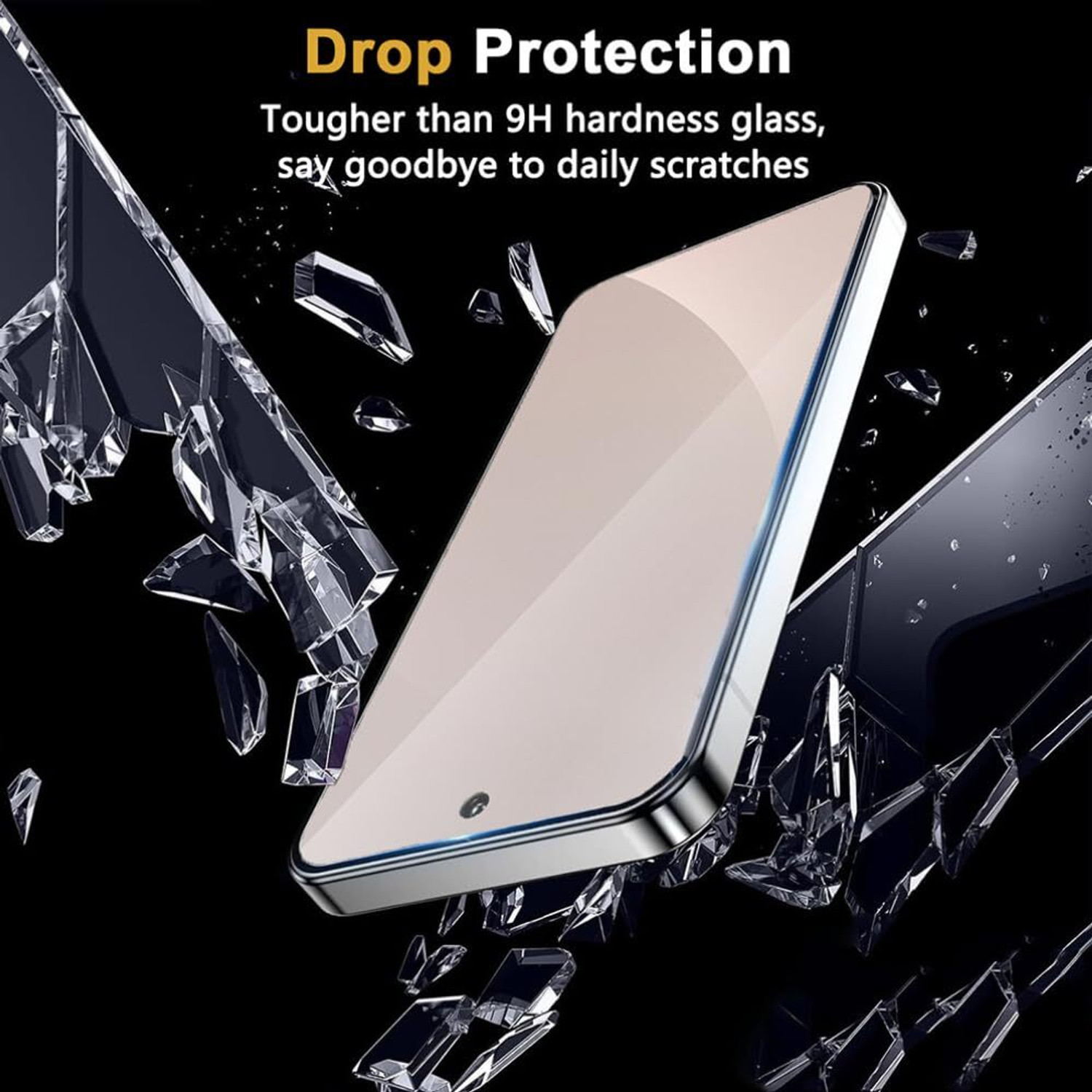 Image of FABEKEE Tempered Glass Guard for Realme 15X 5G Screen Protector Tempered Glass With Edge To Edge Coverage And Easy Installation Kit