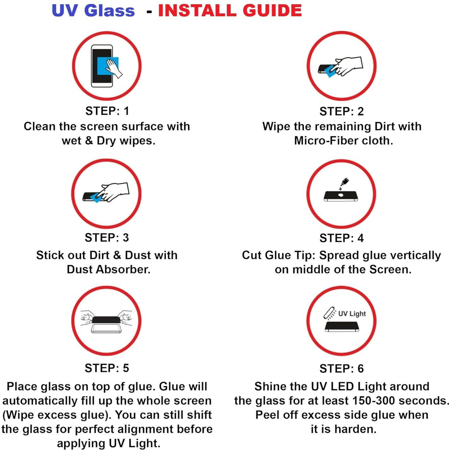 Image of Luxeloom Edge To Edge Screen Guard for Premium UV HD+ Tempered Glass Screen Protector Guard Compatible For Tecno Camon 30s (6.78 Inch, Pack of 1) Full Adhesive UV Curved Case Friendly HD Clarity with easy installation kit
