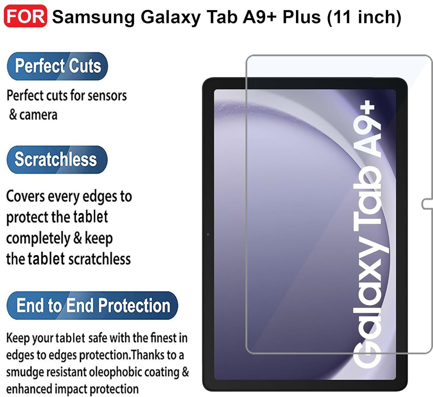 Image of Radhika ENT Screen Guard for Samsung Tab A9+ Plus (11 inch)
