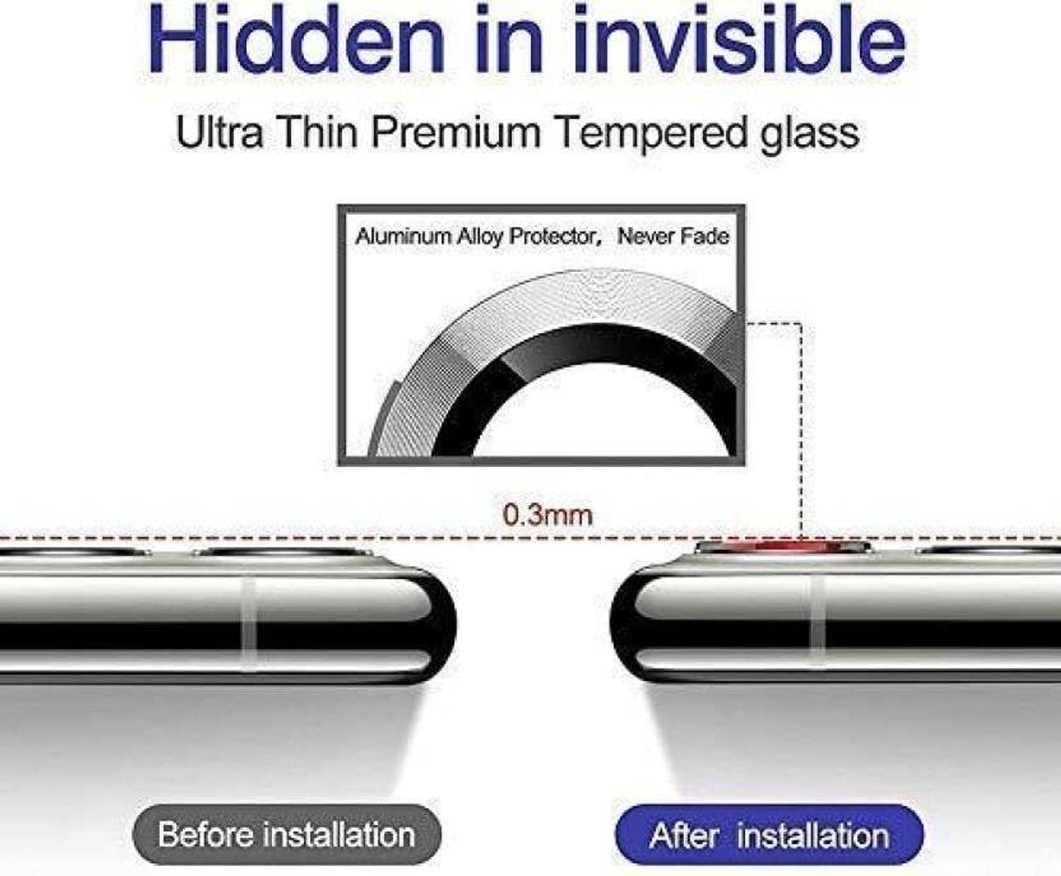 ZYXO Back Camera Lens Ring Guard for Vivo T2 Pro 5G - Image 4