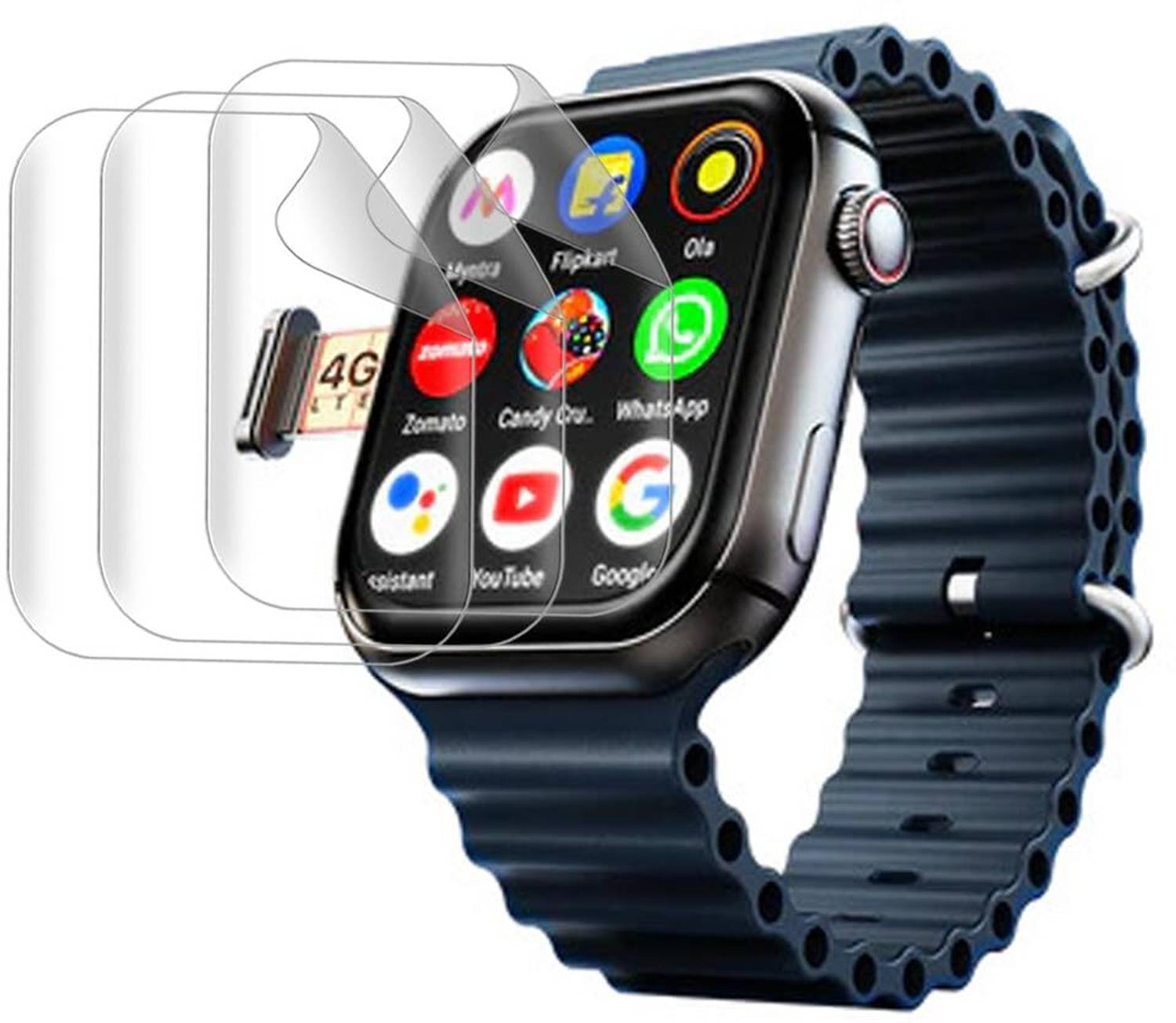 Anant Nano Glass for MAGBOT 7X Bluetoth Wireless Smart Watch Fitness Band for Boys, Girls, Men, Women & Kids - Copy (Pack of 2)
