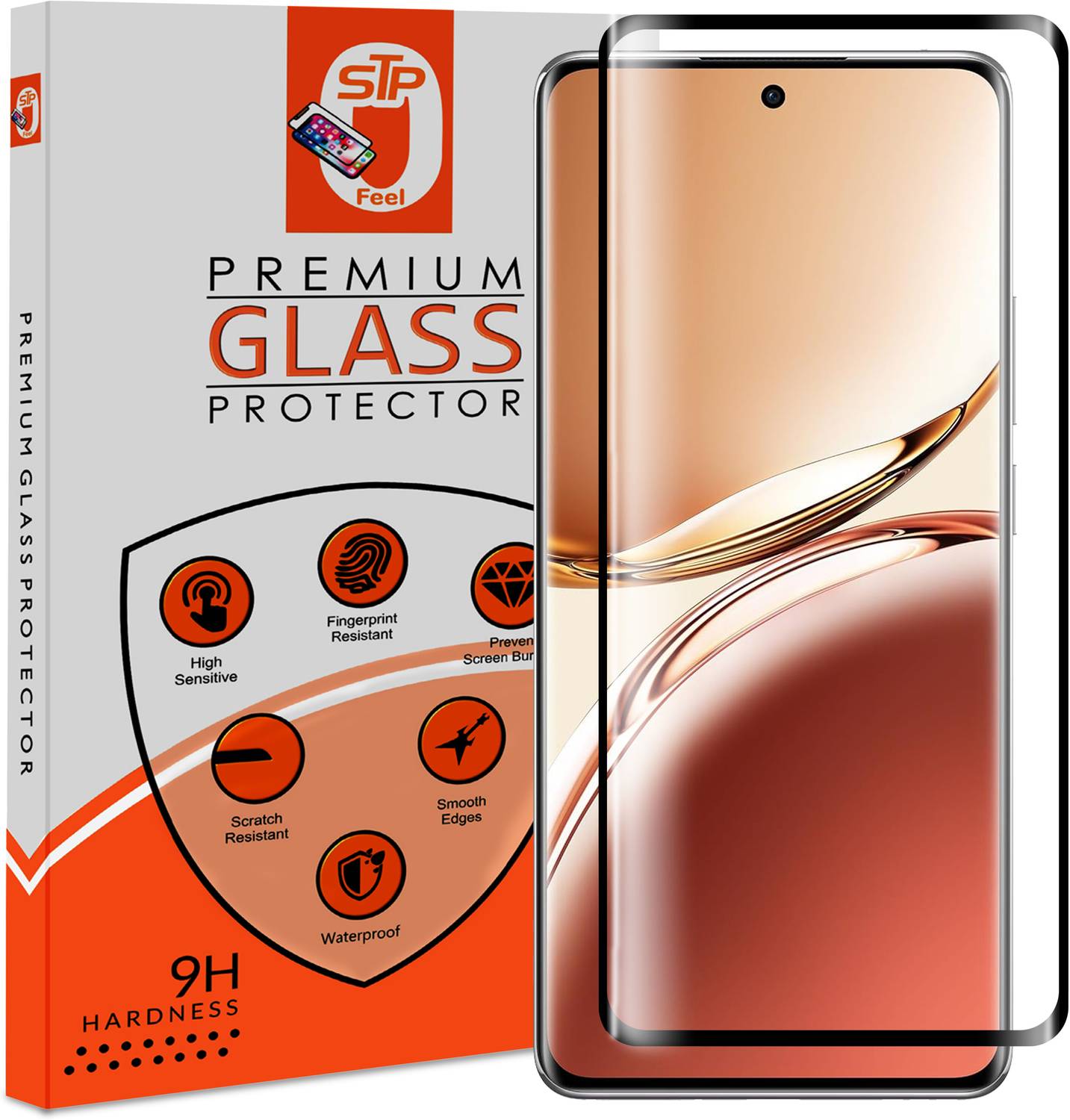 STP FEEL Tempered Glass Guard for Oppo F27 Pro 5G, Oppo F27 Pro P