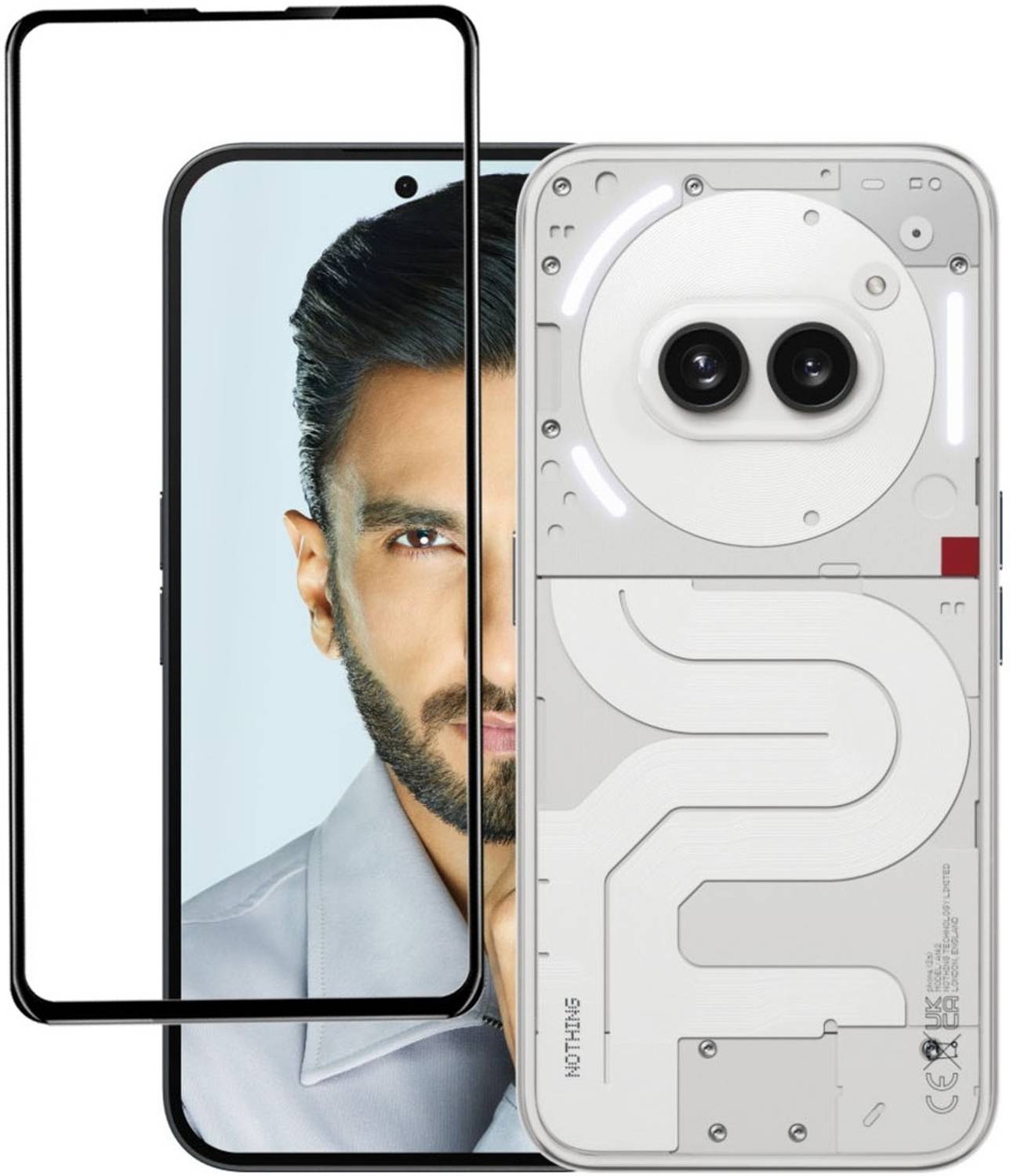 Gorilla Cases Edge To Edge Tempered Glass for Nothing Phone (2a)