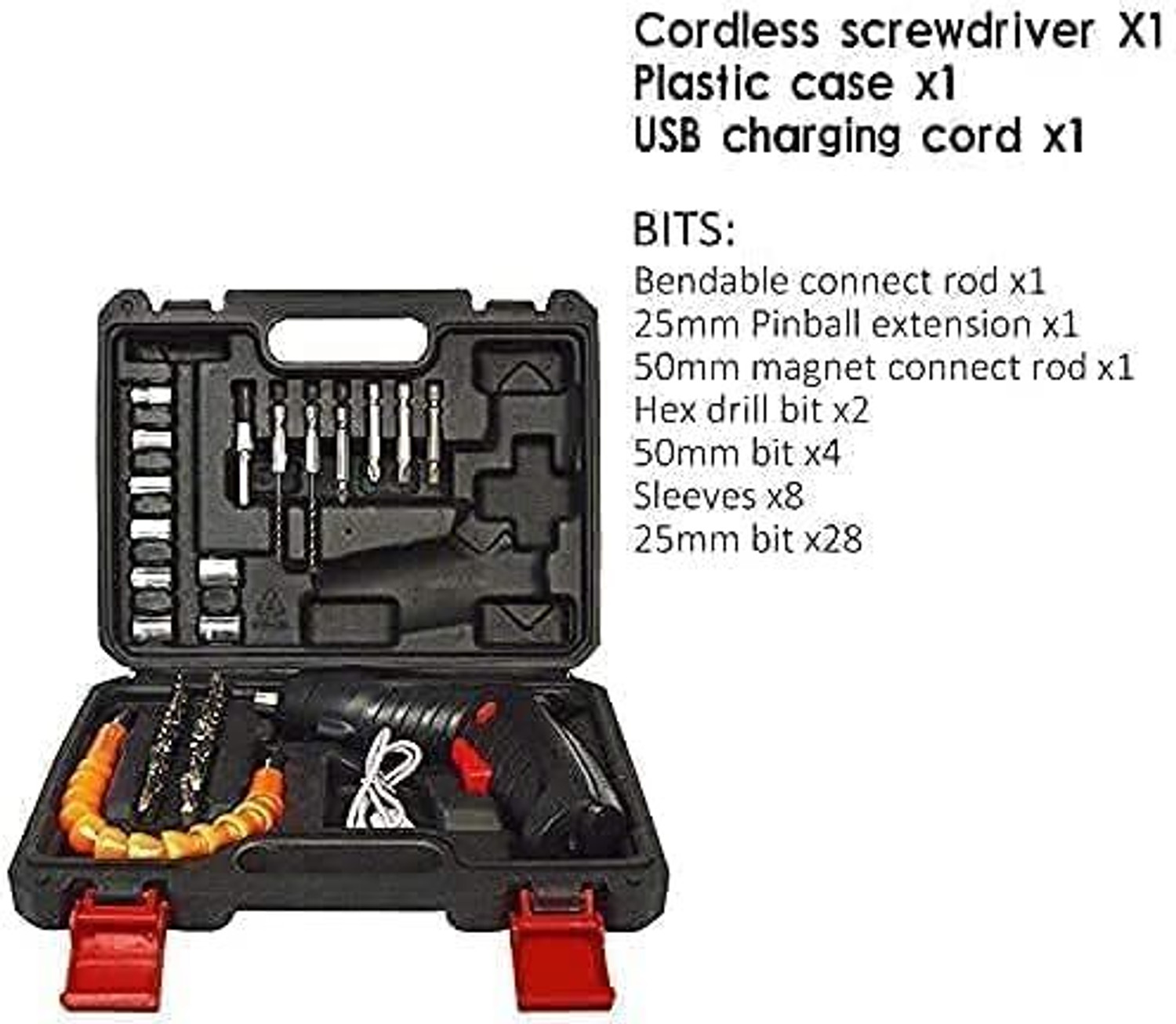 Image of Virohainter Multi Bit Cordless Screwdriver Set WS-45 Cordless Drill