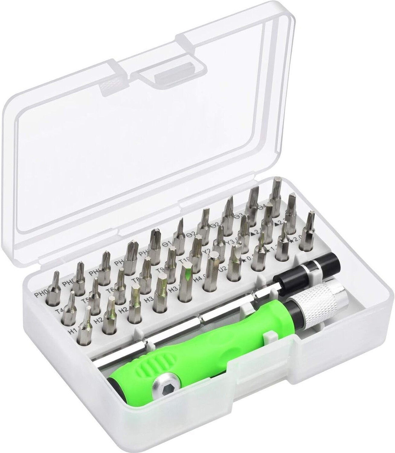 Image of Zokio 32-in-1 Multipurpose Mini Screwdriver Set with Case Magnetic Repair Tool Kit Precision Screwdriver Set