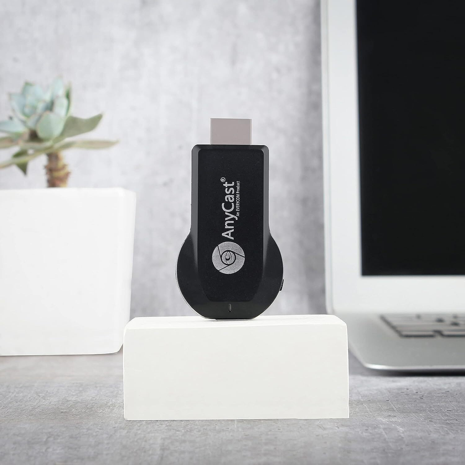 Image of Clairbell AnyCast (Wireless HDMI) Display Adapter with 1080p Streaming & Multi-DeviceQ165 Media Streaming Device (Black)