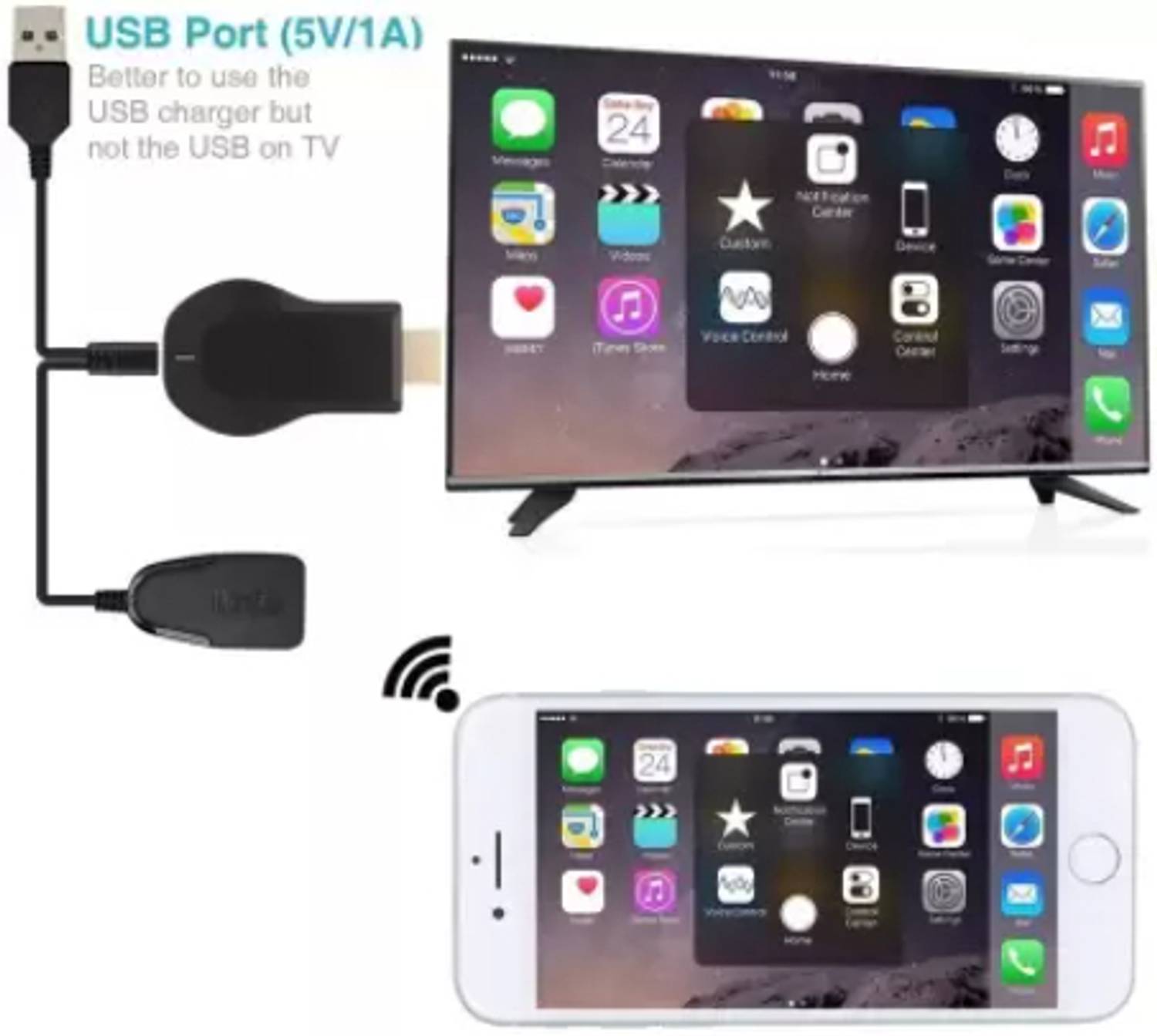 Clairbell VKT_584V-HD Streaming Dongle Black - Image 4
