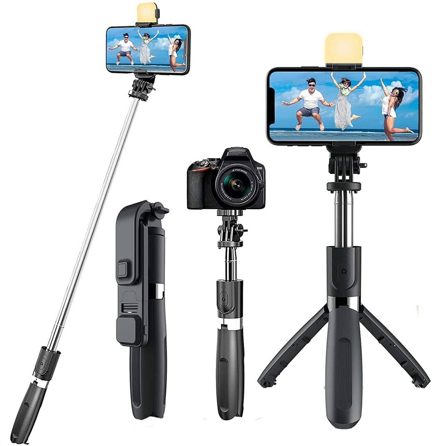 CHG Bluetooth Extendable Selfie Stick with Wireless Remote,103 Cms Long Selfie Stick Tripod