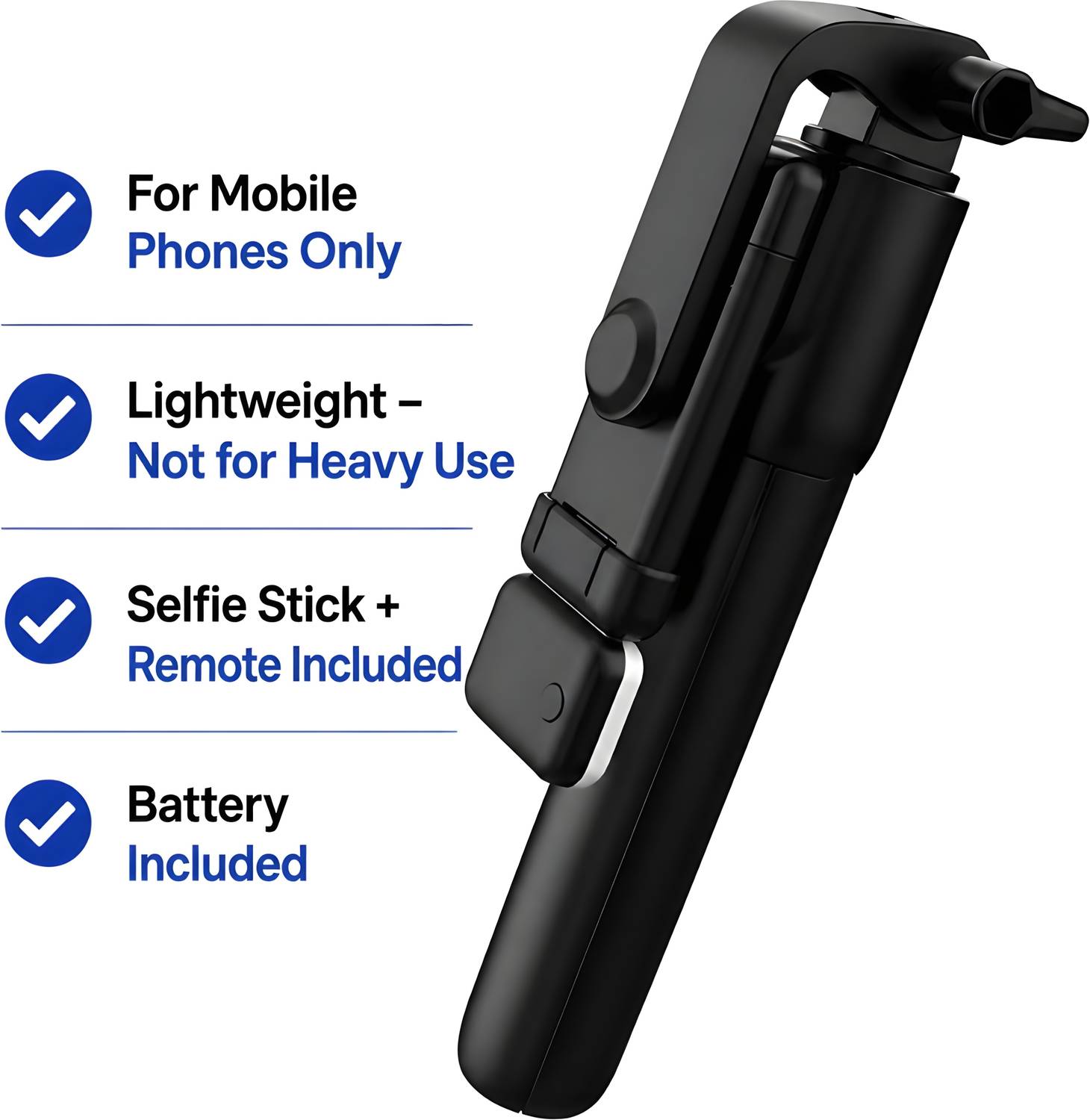 HLMOBILE AY SUPER BRAND R1s Wireless Selfie Stick - Image 2