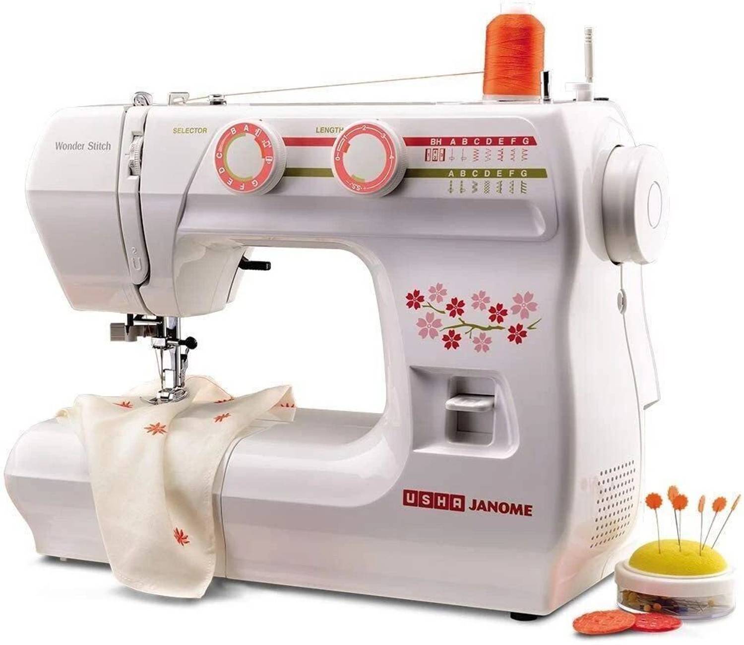 USHA NEW WONDER STITCH WITH COVER AUTOMATIC SEWING MACHINE Electr