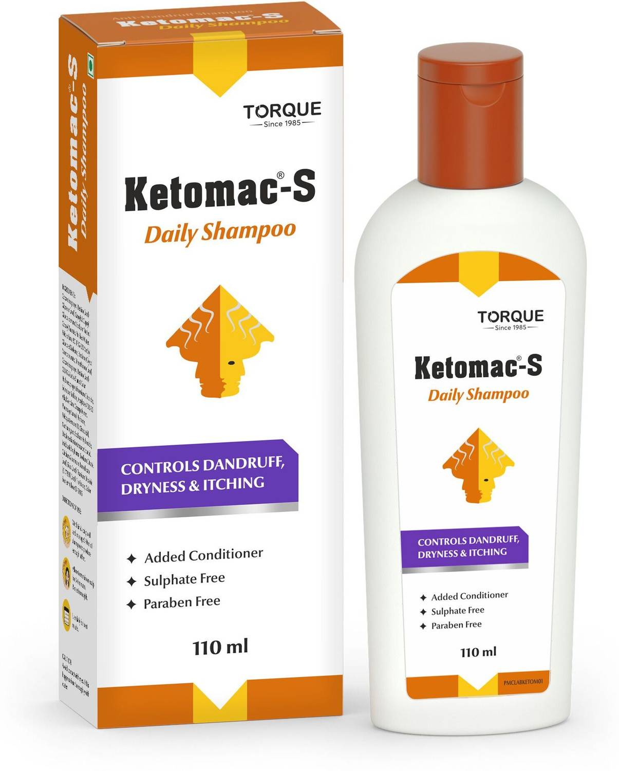 Ketomac S Anti-Dandruff Shampoo – Sulphate & Paraben Free