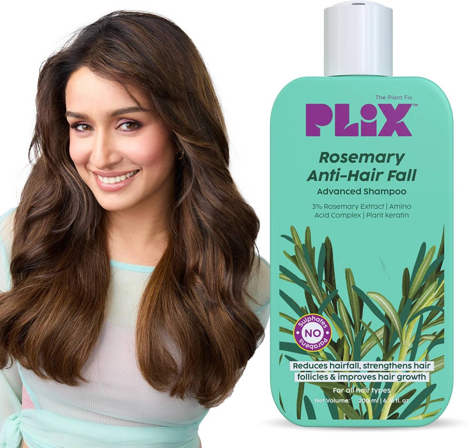The Plant Fix Plix Rosemary Anti Hair Fall Shampoo - Image 2