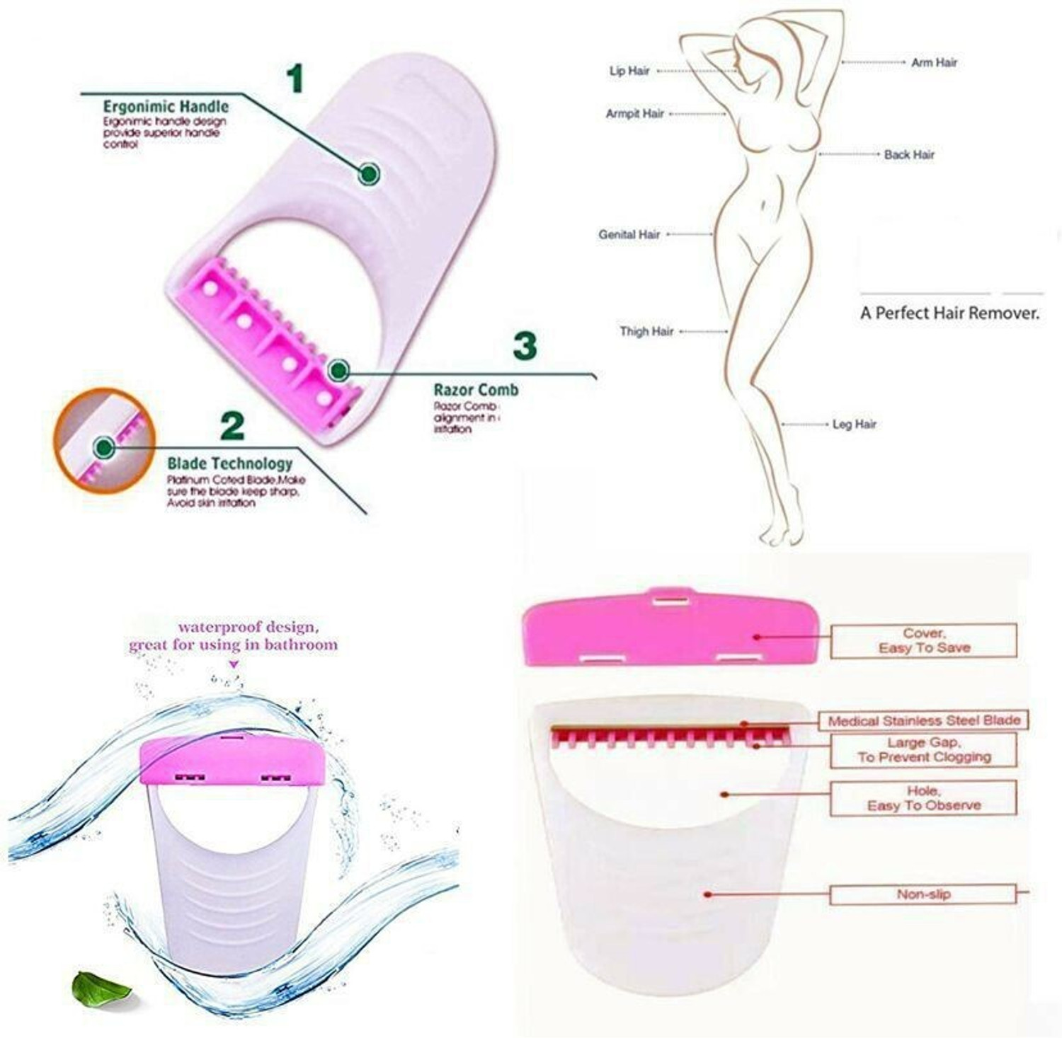 Image of MAX Shave Body Razor, Women